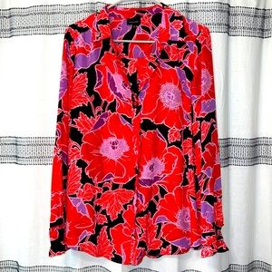 Floral Work Blouse